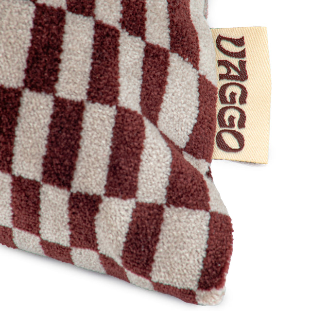 Vaggo - Pascha cushion burgundy &amp; beige - 30x50